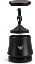 Blind Espresso Shaker 58Mm with Walnut Lid | Magnetic Dosing Cup for 58 Mm Portafilters | Coffee Grounds Distribution Tool