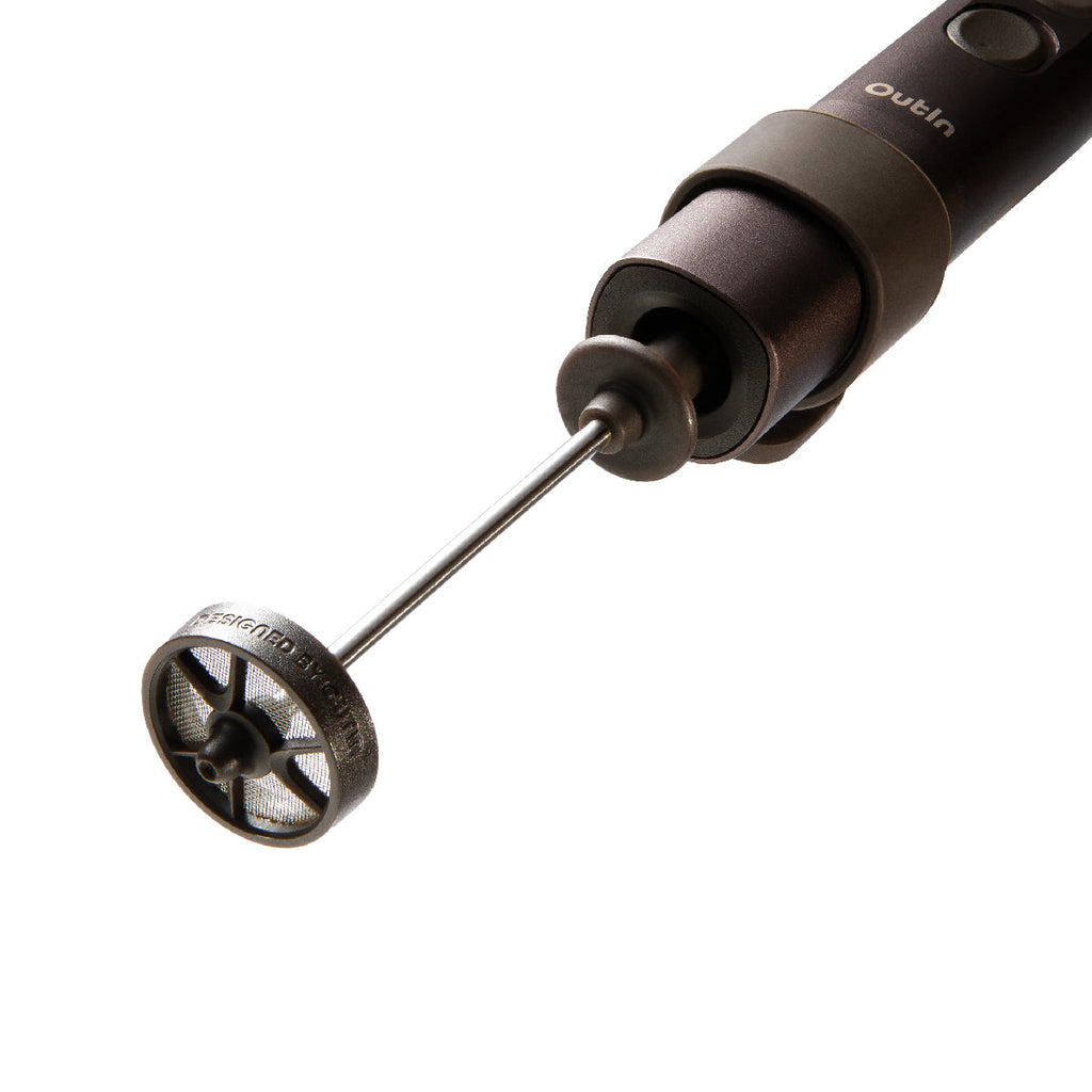 OutIn LattoGo Handheld Milk Frother for Latte Art