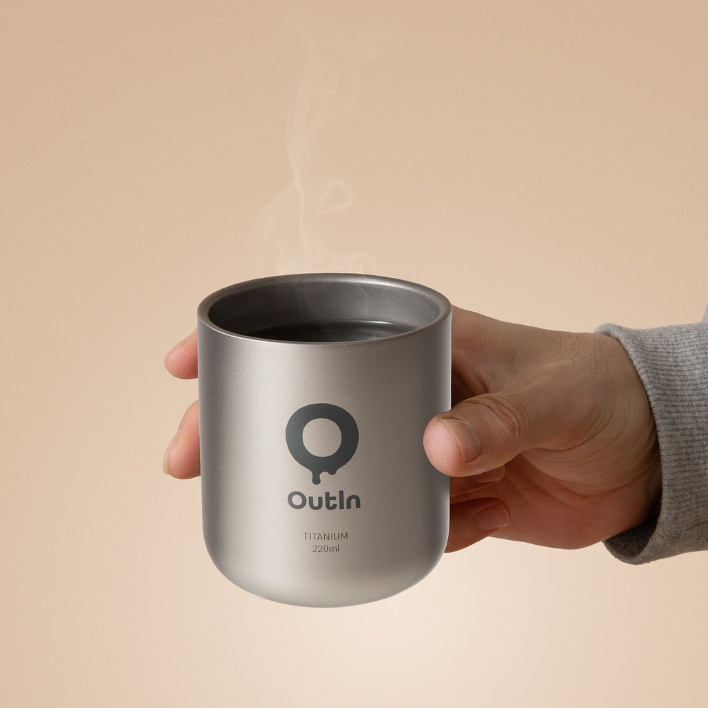 OutIn Double-Wall Titanium Coffee Cup