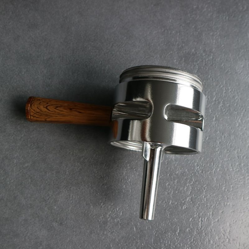 Silver two cup set Moka Pot for stovetop coffee making.