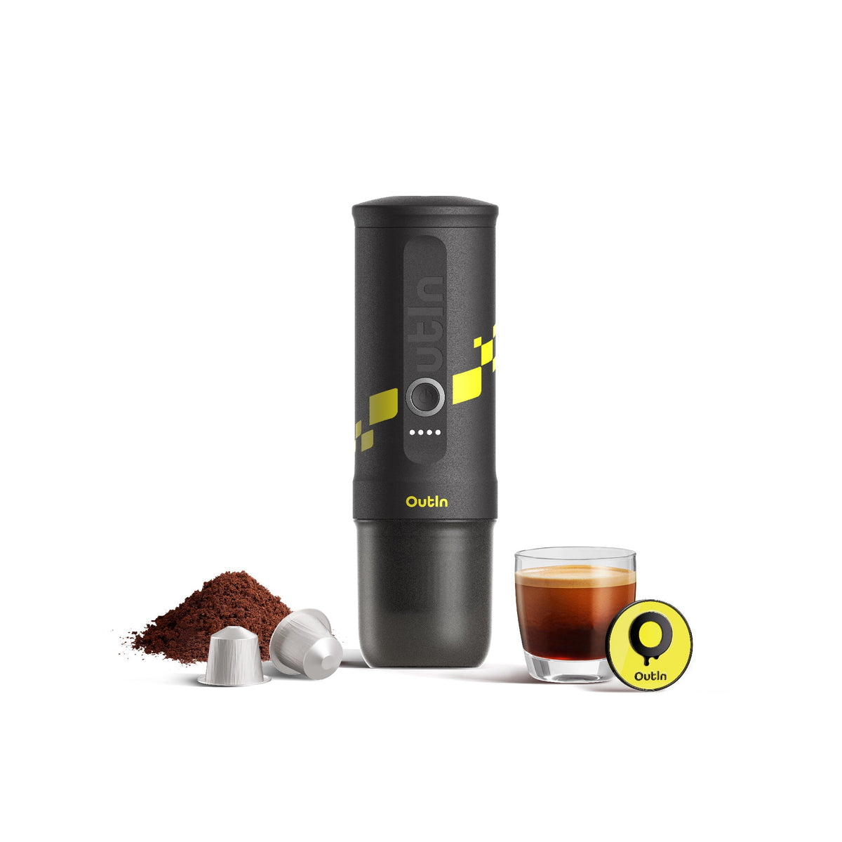 OutIn Nano Lotus Portable Espresso Maker Gift Set