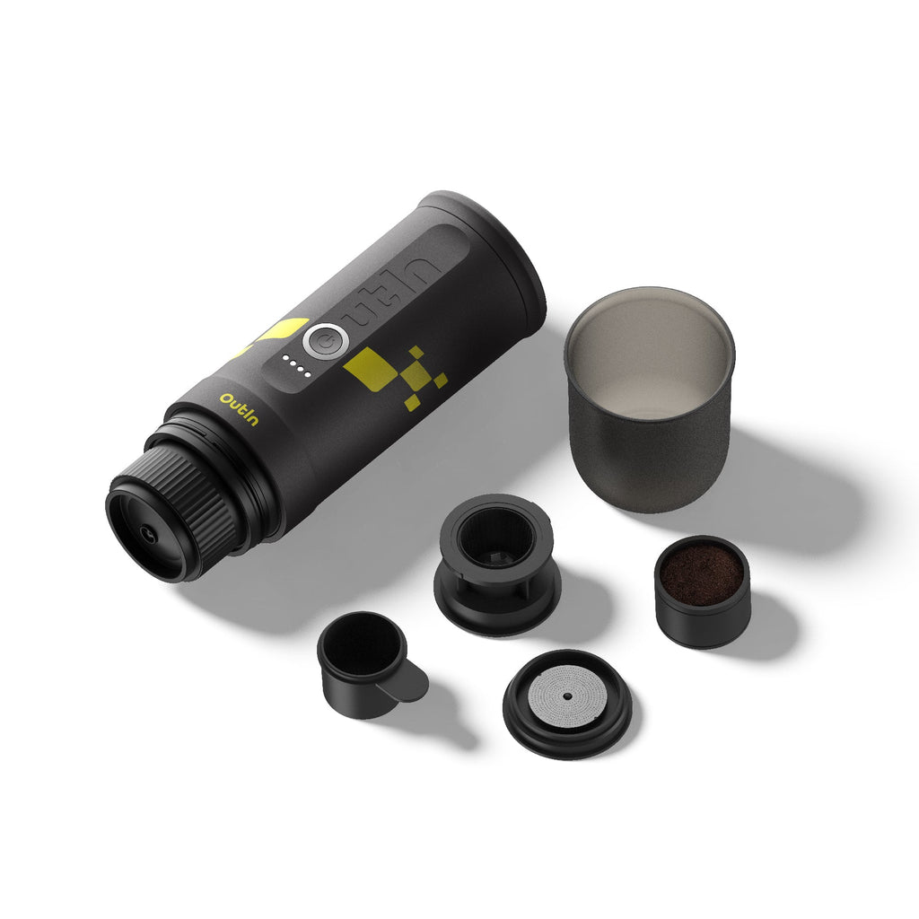 OutIn Nano Lotus Portable Espresso Maker Gift Set