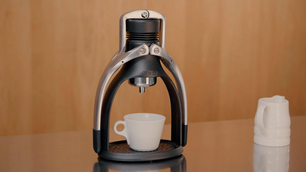 ROK EspressoGC Black PLUS — Manual Lever Espresso Machine