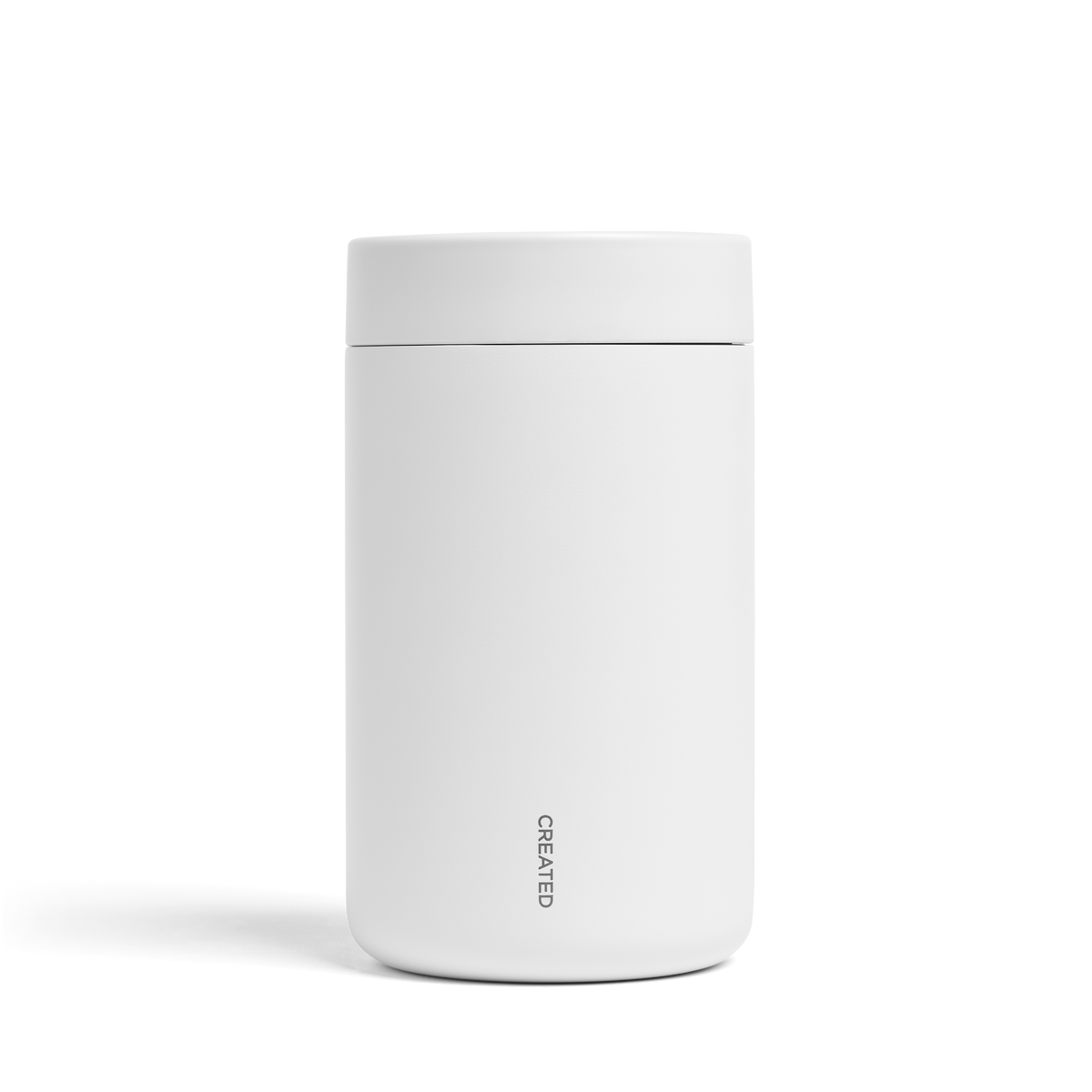 Created Co. Reserve Coffee Canister | Vacuum Seal | 12oz | White