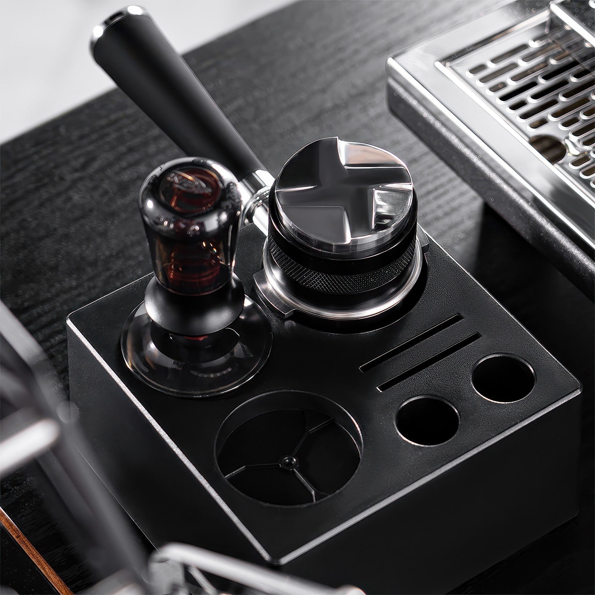 2 in 1 Adjustable Coffee Distributor & Tamper - Shop Coffee Hobby