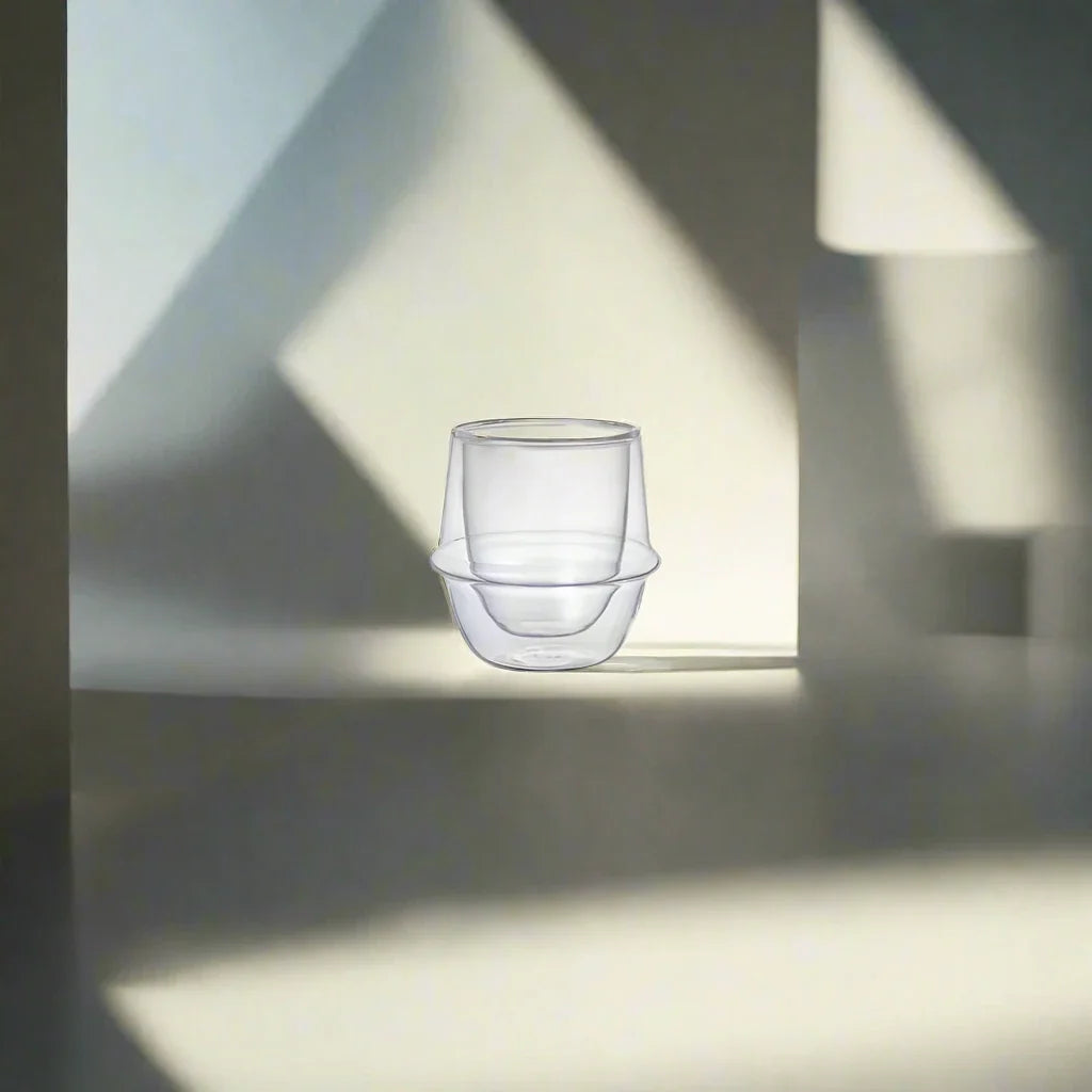 Double-Wall Espresso Cup – 80ml / 2.7oz Hand-Blown Glass | Good Brothers Coffee