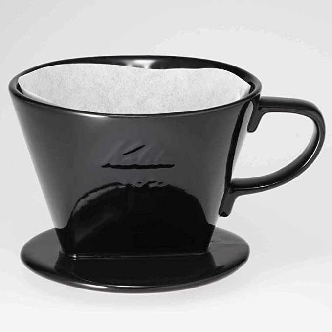 Kalita Style 102 Black Ceramic Pour-Over Dripper