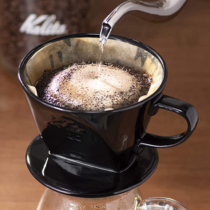 Kalita Style 102 Black Ceramic Pour-Over Dripper