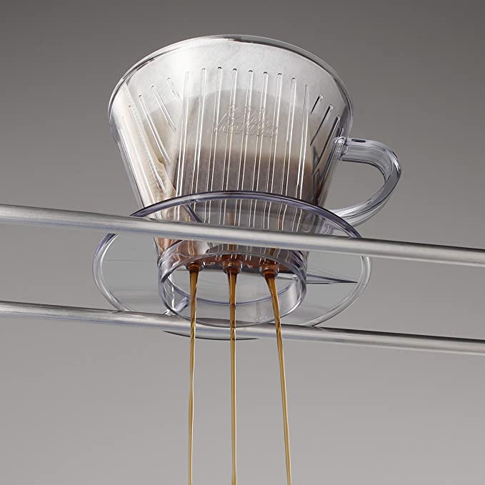 Kalita Style 102 Clear Plastic Pour-Over Dripper