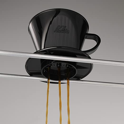 Kalita Style 102 Plastic Pour-Over Dripper, Black