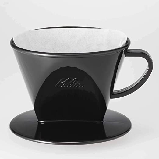 Kalita Style 102 Plastic Pour-Over Dripper, Black