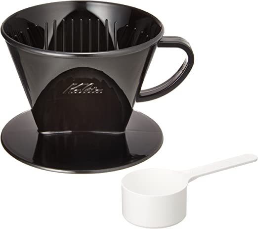 Kalita Style 102 Plastic Pour-Over Dripper, Black