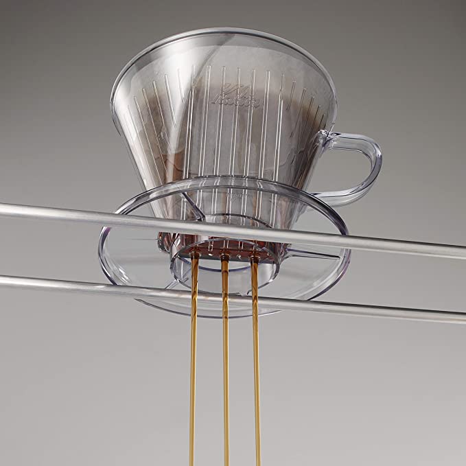 Kalita Style 103 Clear Plastic Pour-Over Dripper