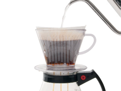 Kalita Style 103 Wide-Brim Clear Plastic Pour-Over Dripper