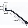 Espresso Machine Cleaning Brush Set – Long Handle with Spoon (Black)
