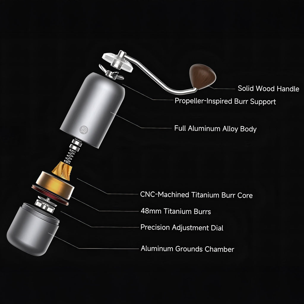 Z7 Manual Coffee Grinder for Pour-Over - Shop Coffee Hobby