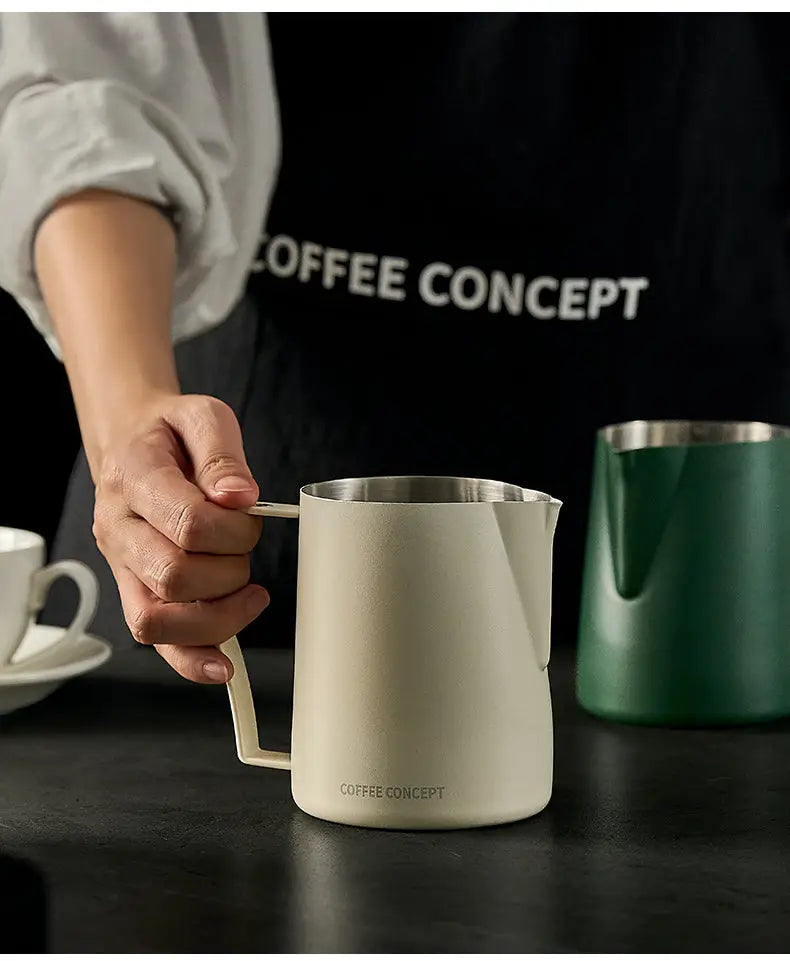 Phantom Precision Latte Art Pitcher – 600ml Narrow‑Spout Stainless Steel Pitcher for Advanced Patterns