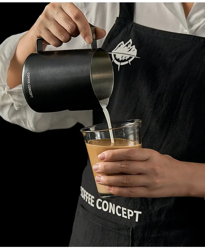 Phantom Precision Latte Art Pitcher – 600ml Narrow‑Spout Stainless Steel Pitcher for Advanced Patterns
