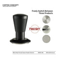Black Myth Impact Tamper - 30LB Constant Force Spring Espresso Tamper Under $49
