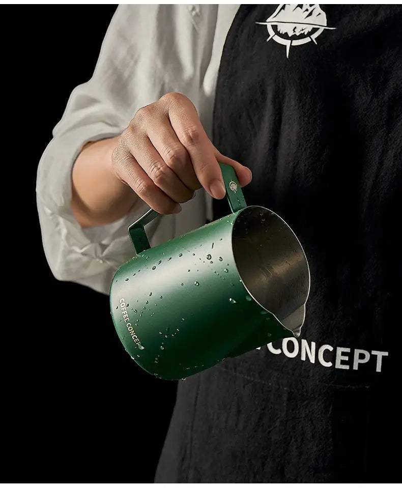 Phantom Precision Latte Art Pitcher – 600ml Narrow‑Spout Stainless Steel Pitcher for Advanced Patterns