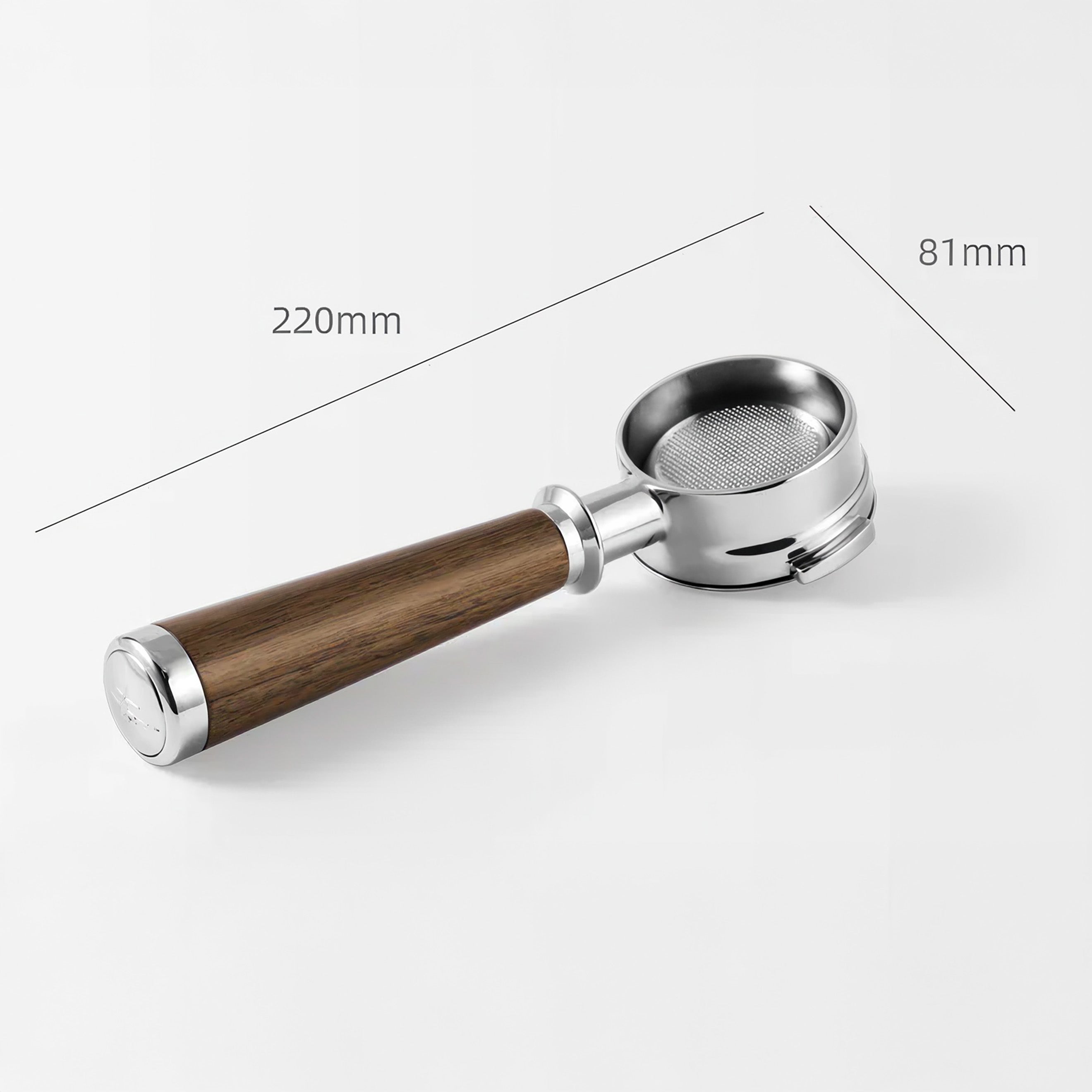Bottomless Portafilter + Walnut Handle - E61 / La Marzocco - Shop Coffee Hobby