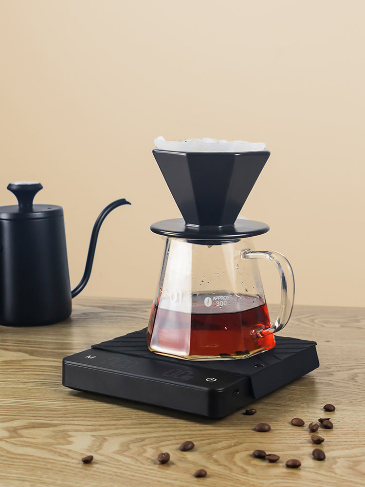 Coffee Scale with Timer – High-Precision Rechargeable Brewing Scale (S & L)