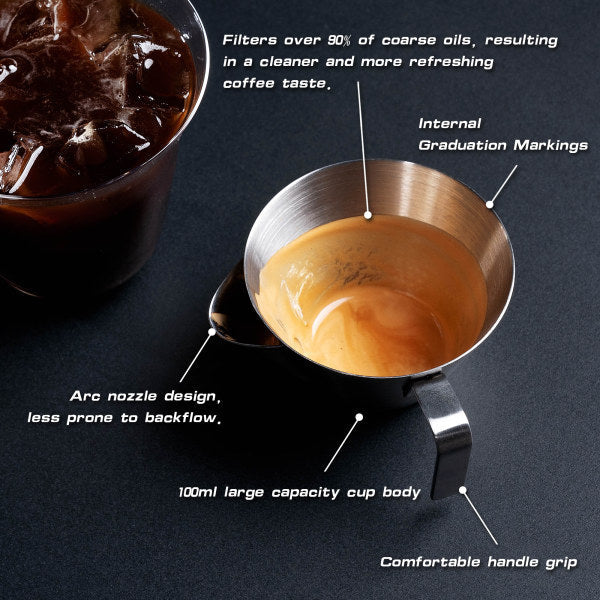 Crema-Removed Espresso Shot Cup - Shop Coffee Hobby