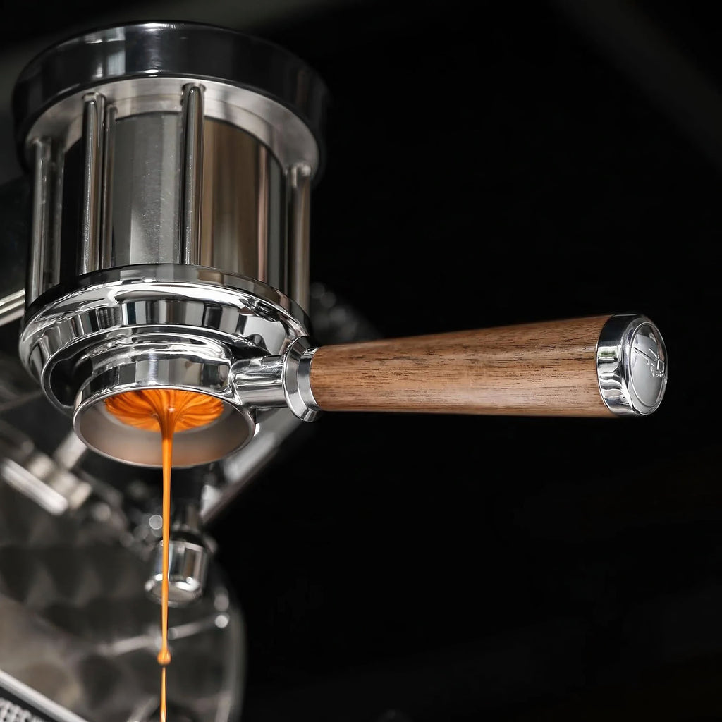 Bottomless Portafilter + Walnut Handle - E61 / La Marzocco - Shop Coffee Hobby