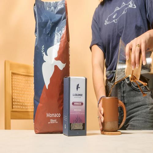 La Colombe Monaco Medium Roast Whole Bean Coffee, 12 oz