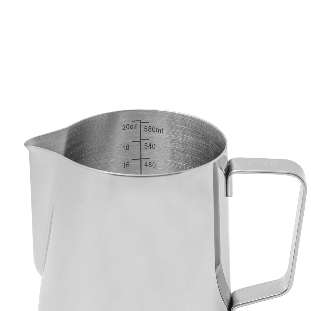 Barista Basics Milk Frothing Pitcher, 20oz, Silver