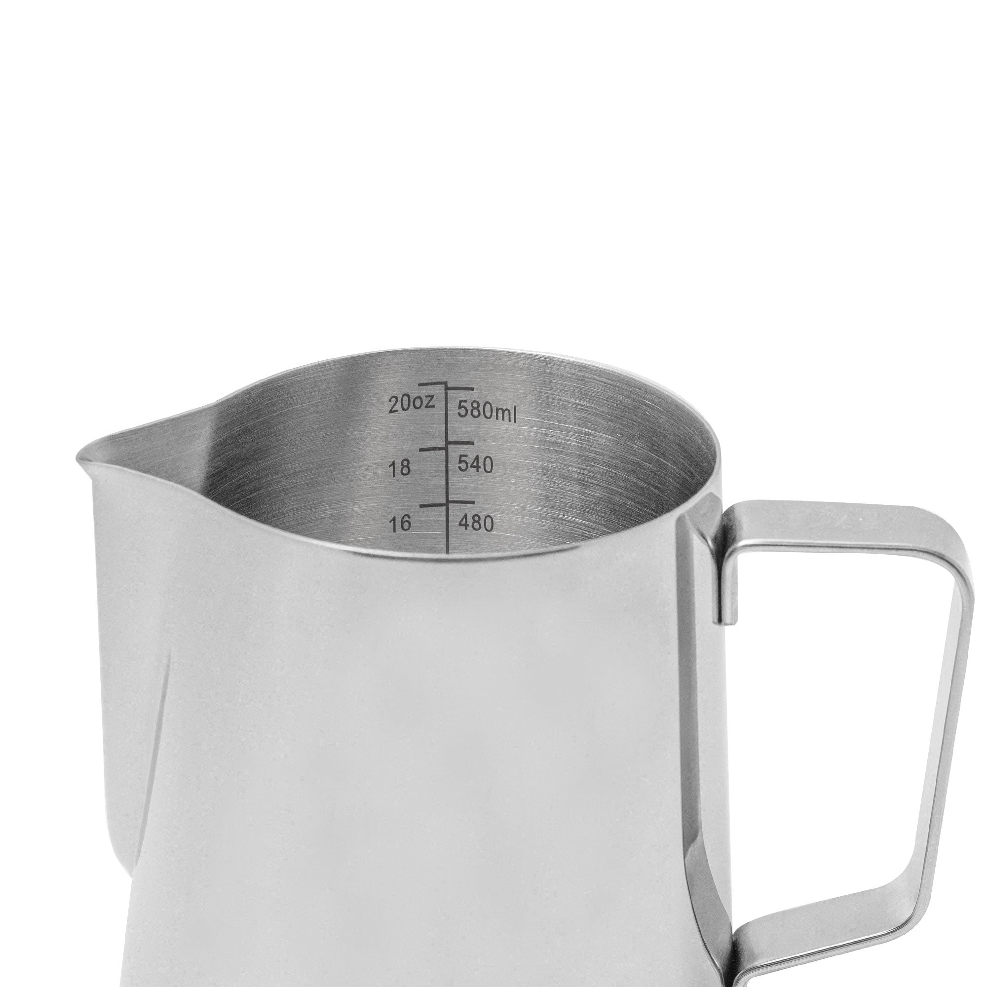 Barista Basics Milk Frothing Pitcher, 20oz, Silver