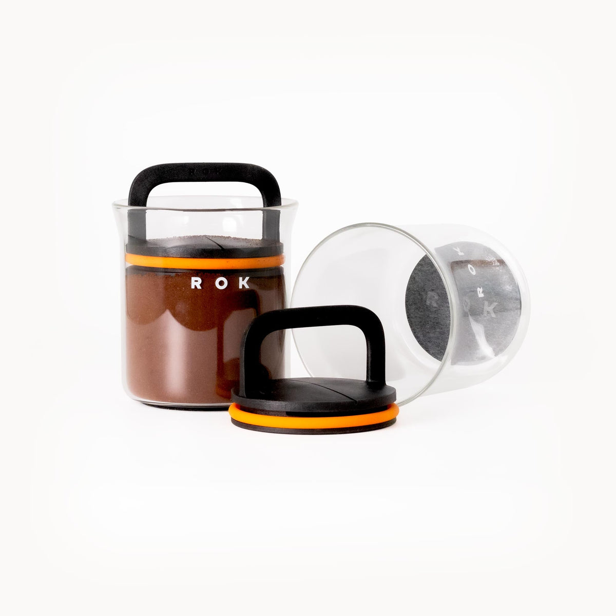 ROK USA ROK Zero Jar Glass Coffee Bean Storage Jar