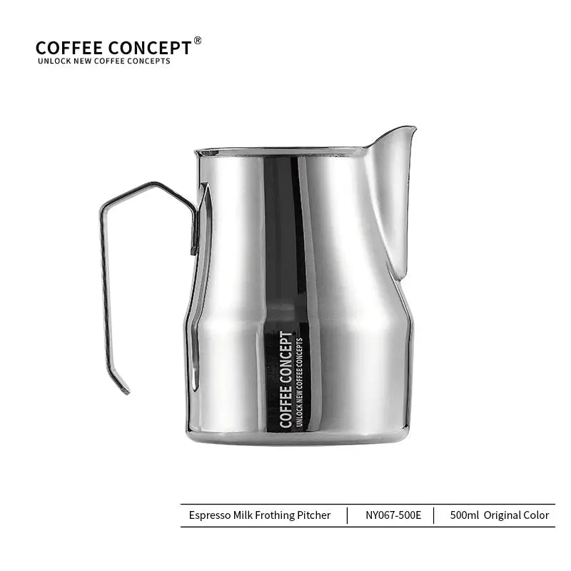 Bell-Shape Milk Frothing Pitcher for Latte Art – 350ml & 500ml