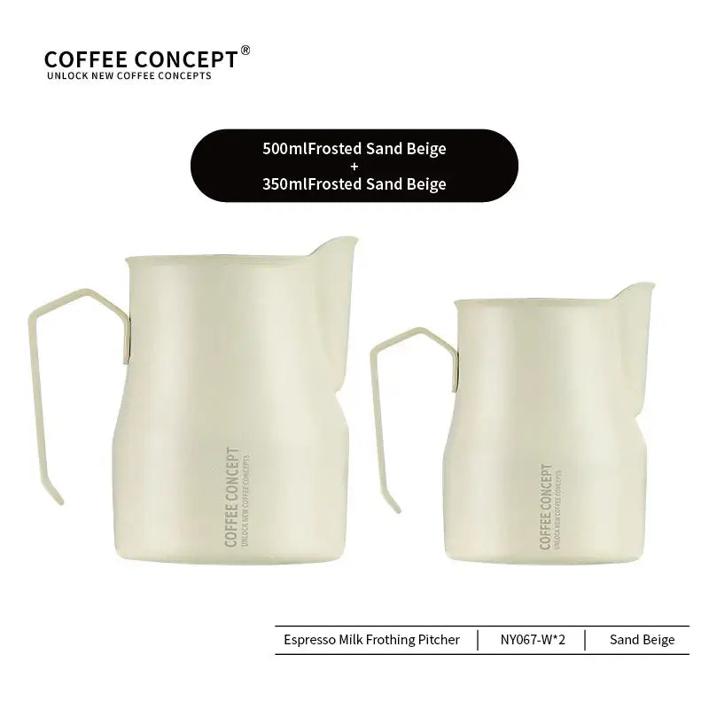 Bell-Shape Milk Frothing Pitcher for Latte Art – 350ml & 500ml