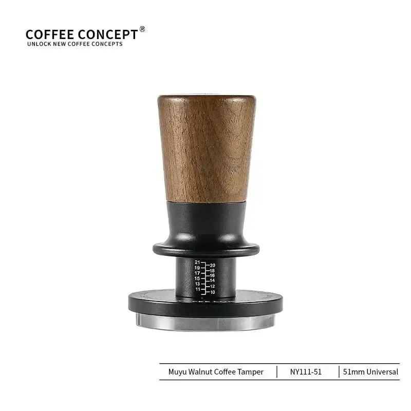 Muyu Walnut Coffee Tamper - Universal 51mm Size