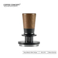 Muyu Constant Force Spring Espresso Tamper – Consistent Pressure, Walnut Handle – 51mm / 53/54mm / 58mm