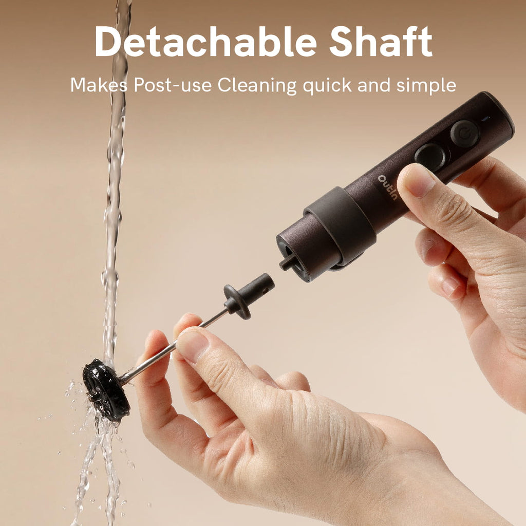 OutIn LattoGo Handheld Milk Frother for Latte Art