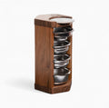 Handcrafted Wooden Portafilter Basket Storage - Shop Coffee Hobby