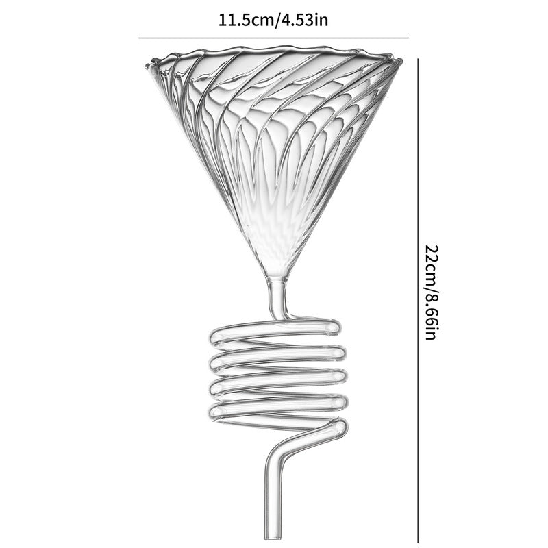 Version 02 Spiral-Design Pour-Over Coffee Stand and Dripper