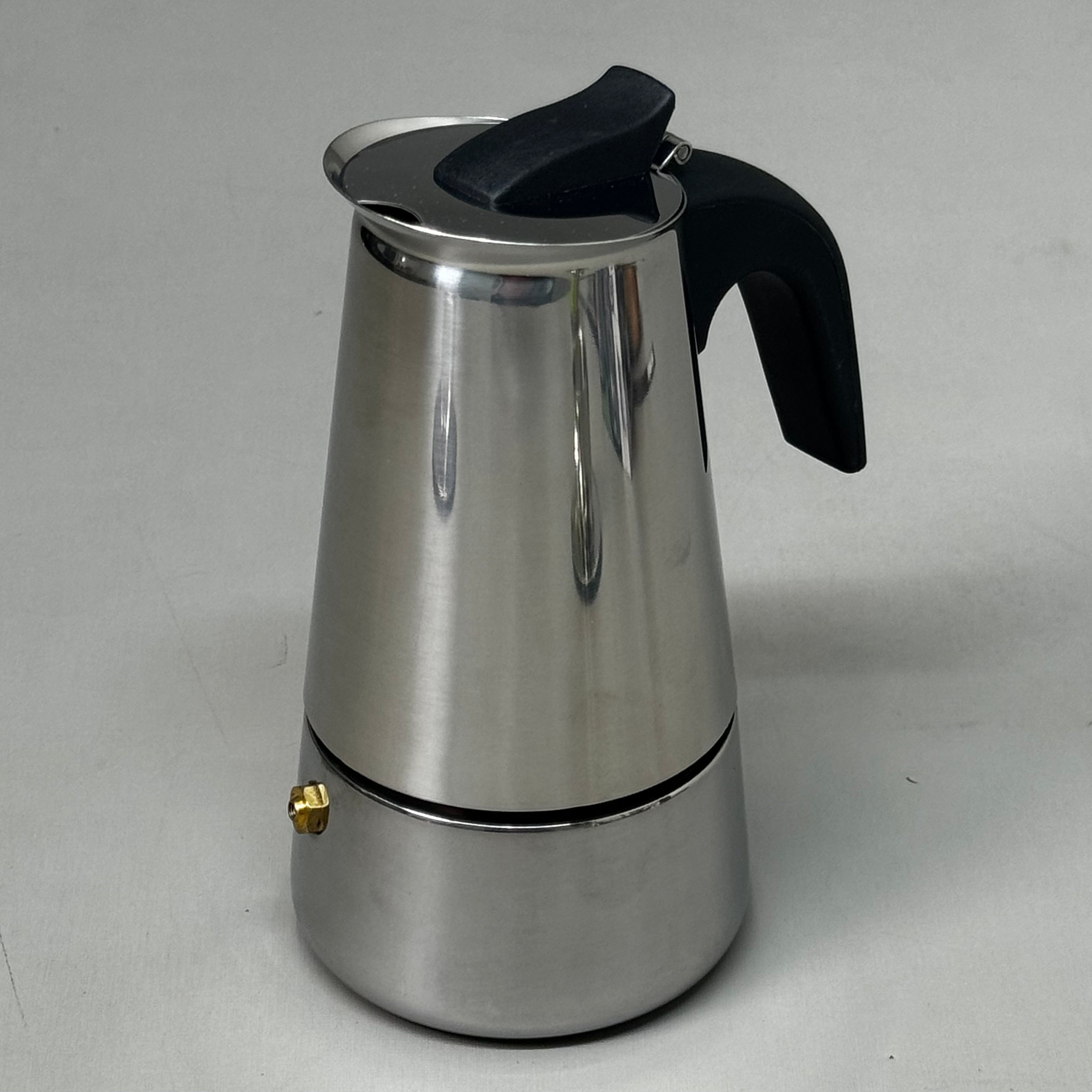 Cook Prep Eat 5-Piece Stainless Steel Stovetop Espresso Maker Set with Cups