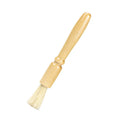 Coffee powder cleaning brush pig hair solid wood residue round head brush coffee machine bean grinder cleaning brush - Shop Coffee Hobby