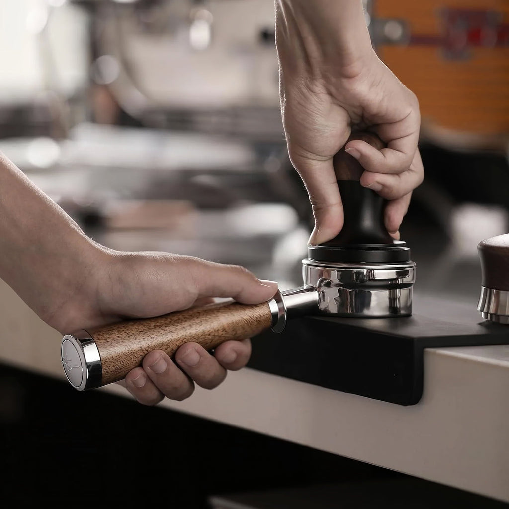 Bottomless Portafilter + Walnut Handle - E61 / La Marzocco - Shop Coffee Hobby