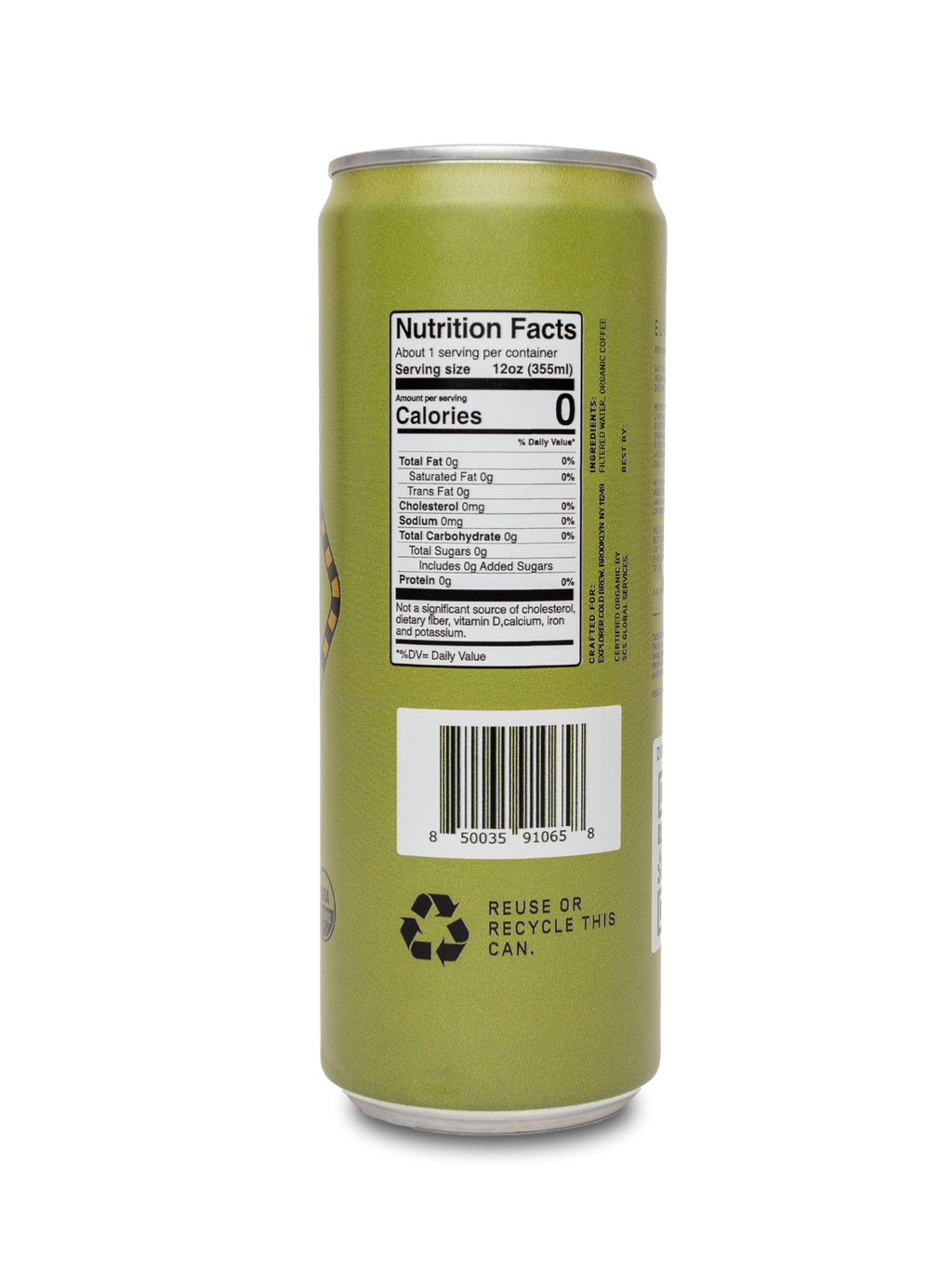 Ready-to-Drink Cold Brew Cans | Organic & Fair-Trade | Choose Your Caffeine Level