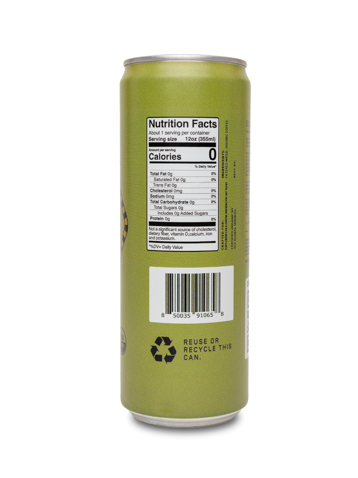 Ready-to-Drink Cold Brew Cans | Organic & Fair-Trade | Choose Your Caffeine Level