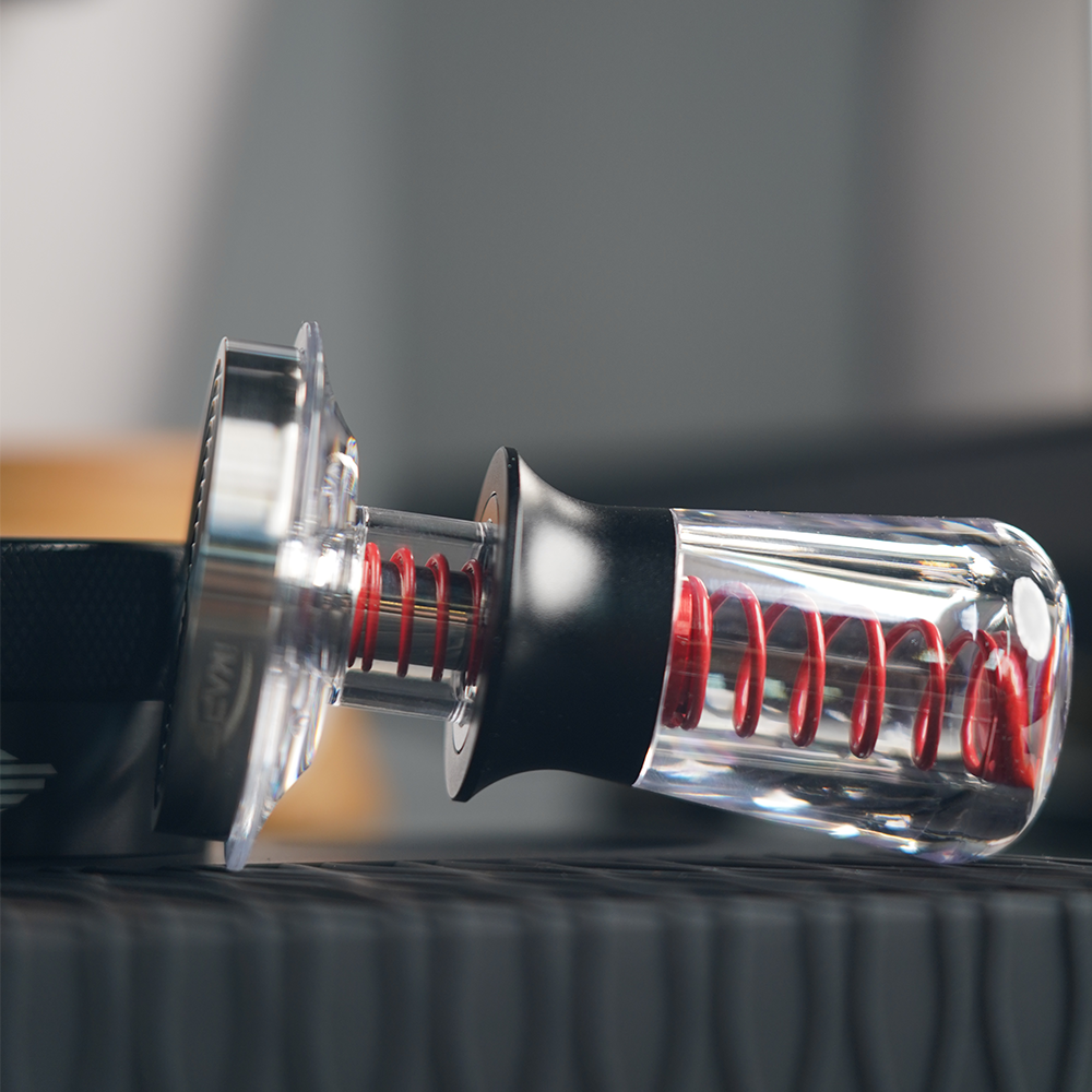 Transparent Coffee Calibrated Tamper - Shop Coffee Hobby