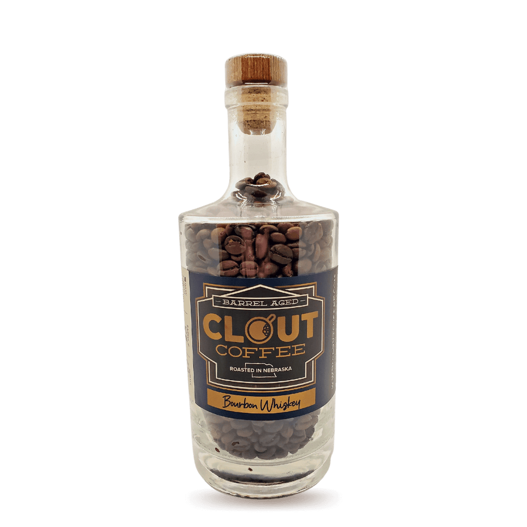 Bourbon Whiskey Flavored Coffee | Whole Bean Gift Bottle 10oz - Shop Coffee Hobby