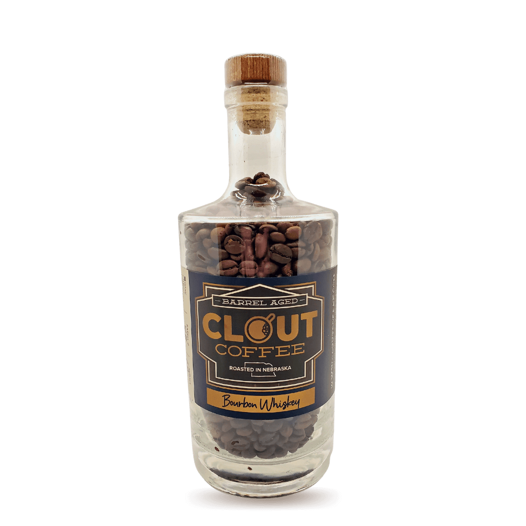 Bourbon Whiskey Flavored Coffee | Whole Bean Gift Bottle 10oz - Shop Coffee Hobby