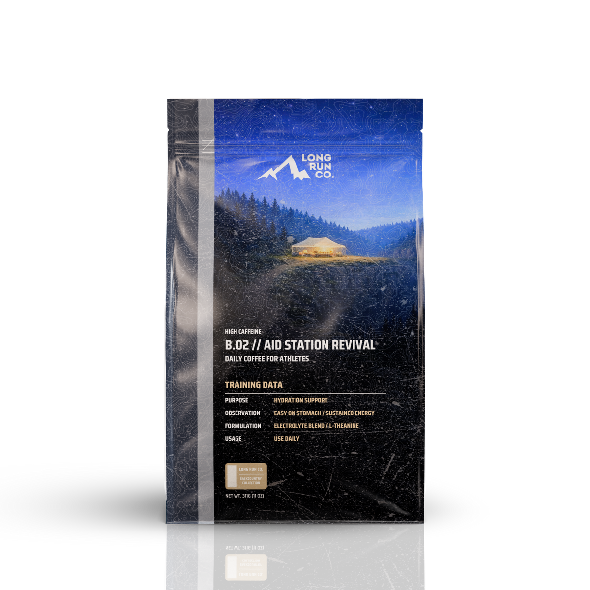 Backcountry Long Run Coffee — Electrolyte + L-Theanine Specialty Coffee