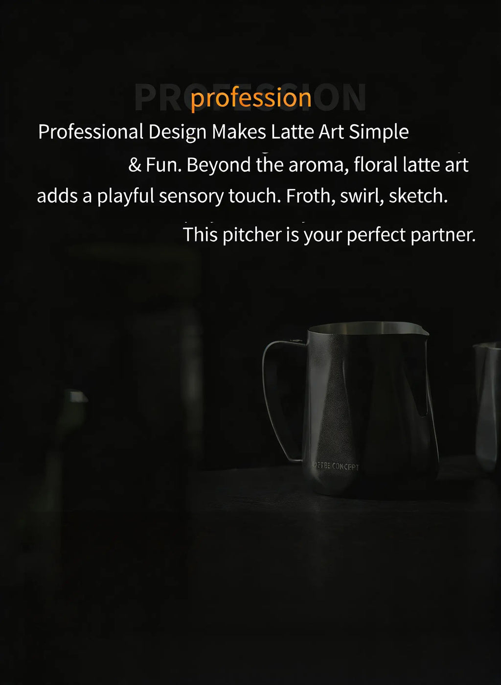 Best Geometric Milk Pitcher for Latte Art - Diamond Faceted 350ml/600ml