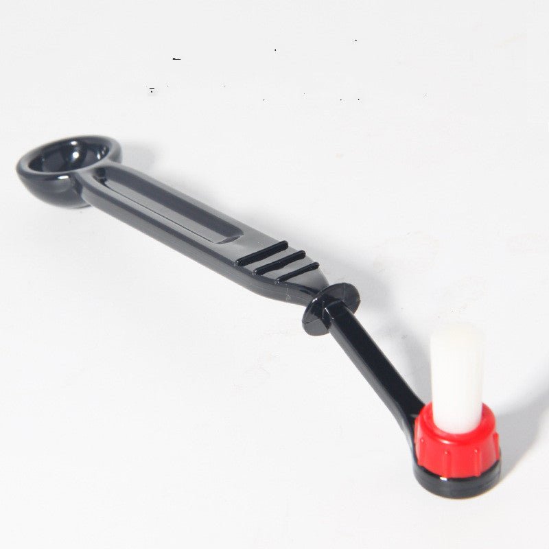2‑in‑1 Espresso Machine Cleaning Brush – Detachable Nylon Bristles for Group Head & Portafilter Maintenance - Shop Coffee Hobby